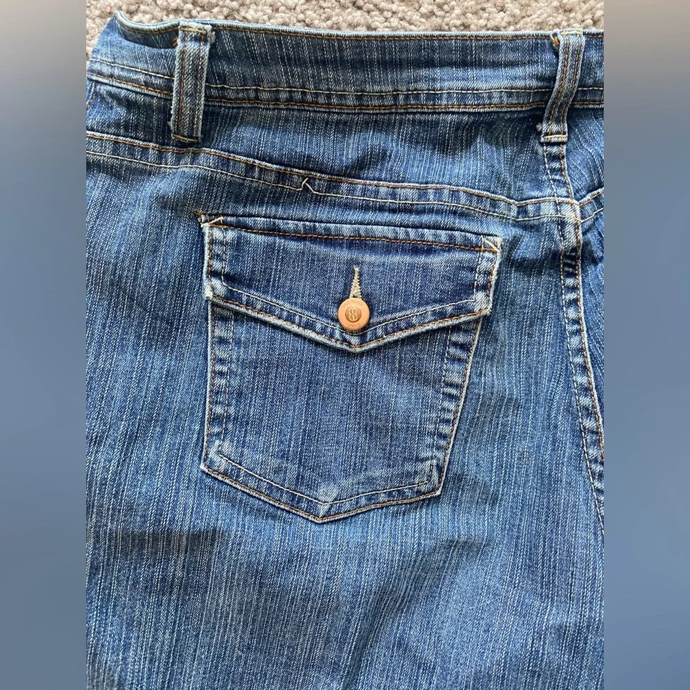 Bill Blass | vintage straight leg jeans stretch women’s size 12 denim dad jeans - Picture 10 of 14